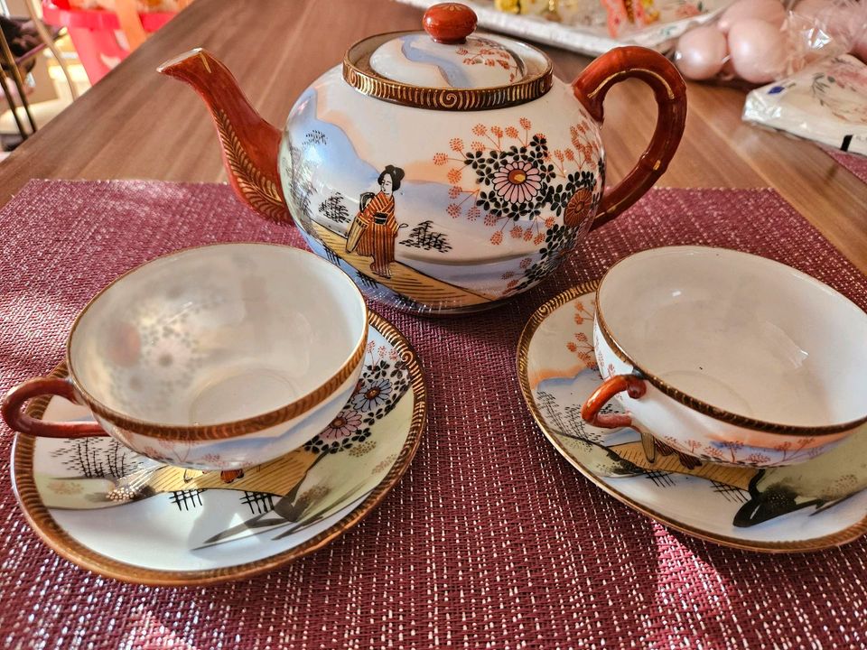 Teeset Geschirr Chinesisch japanisch Teekanne in Oberfell