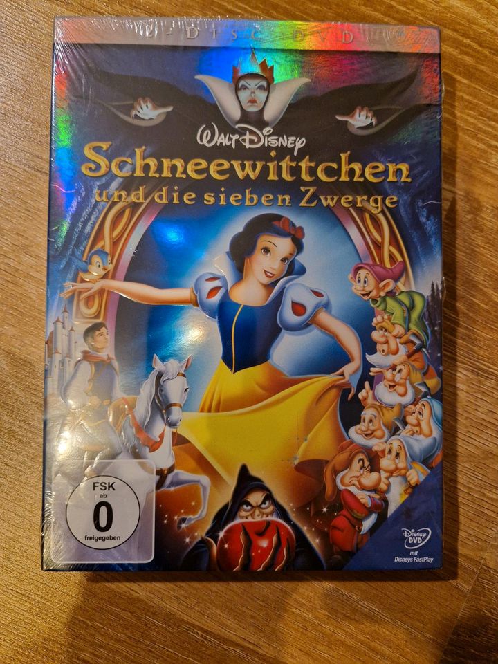 Disney Schneewittchen Dvd Pappschuber geprägt in Koblenz