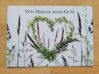 Postkarte | Von Herzen alles Gute | Natur Blumen | grün weiß Nordrhein-Westfalen - Mülheim (Ruhr) Vorschau