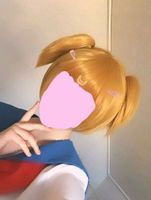 Pop Team Epic Popuko Cosplay Wig Perücke Anime Blonde Ponytail Nordrhein-Westfalen - Hörstel Vorschau