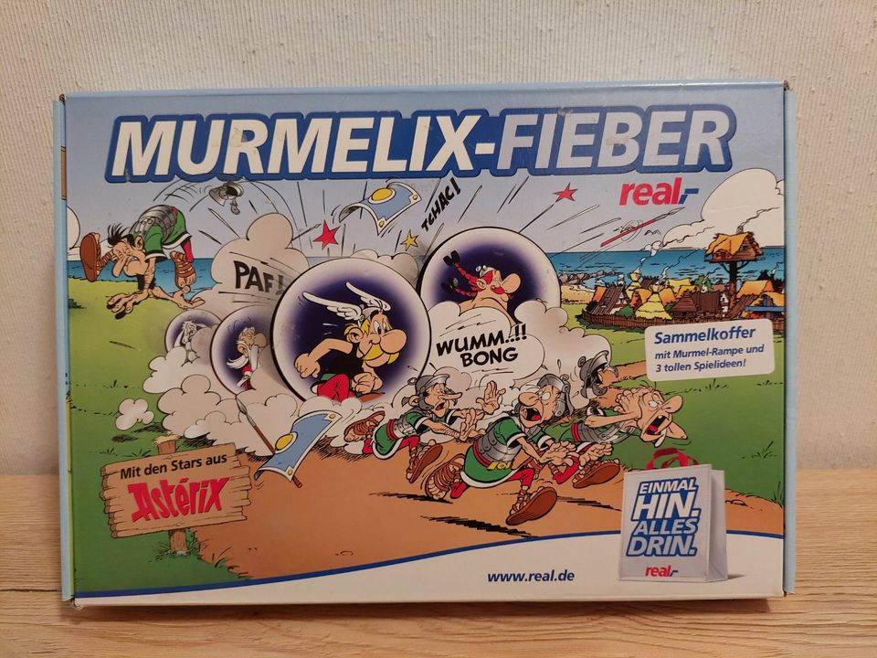 Murmelkoffer (26 St.) Murmelfix-Fieber „Asterix“ von real Ø 25 mm in Nürnberg (Mittelfr)