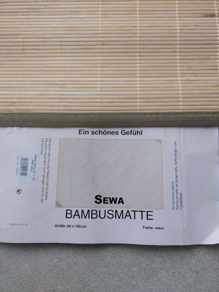 Bambusmatte für das Bad, Bettvorleger, Fußabtreter in Leipzig