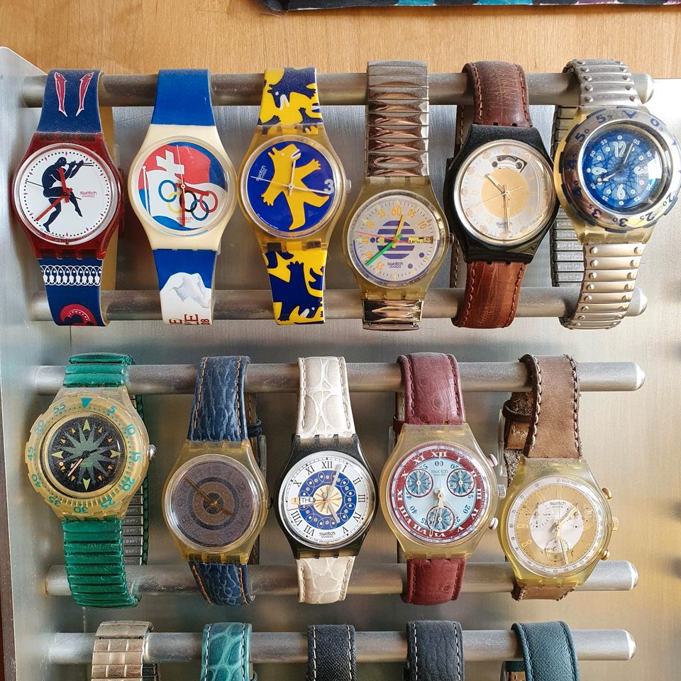 swatch Uhren Sammlung in Weilbach