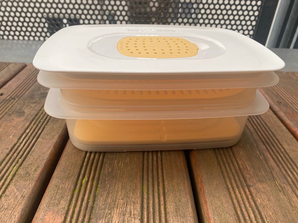 Tupperware Cool‘n Fresh, Aufschnitt-Stapelbox mit Klimadeckel in Frankfurt am Main