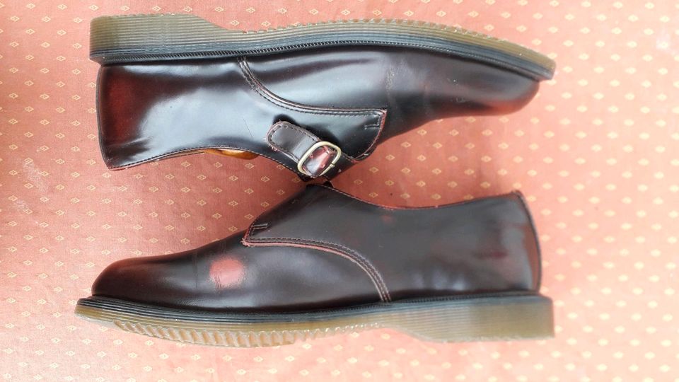 Top Zustand Dr Martens Lorne Unisex Monkstrap Lederschuhe Gr. 41 in Marklohe