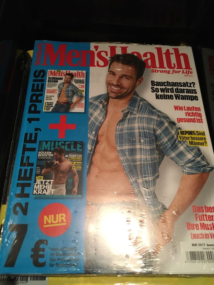 Zeitschriften Magazine Sammlung GQ Men‘s Health 11Freunde OVP NEU in Dormagen