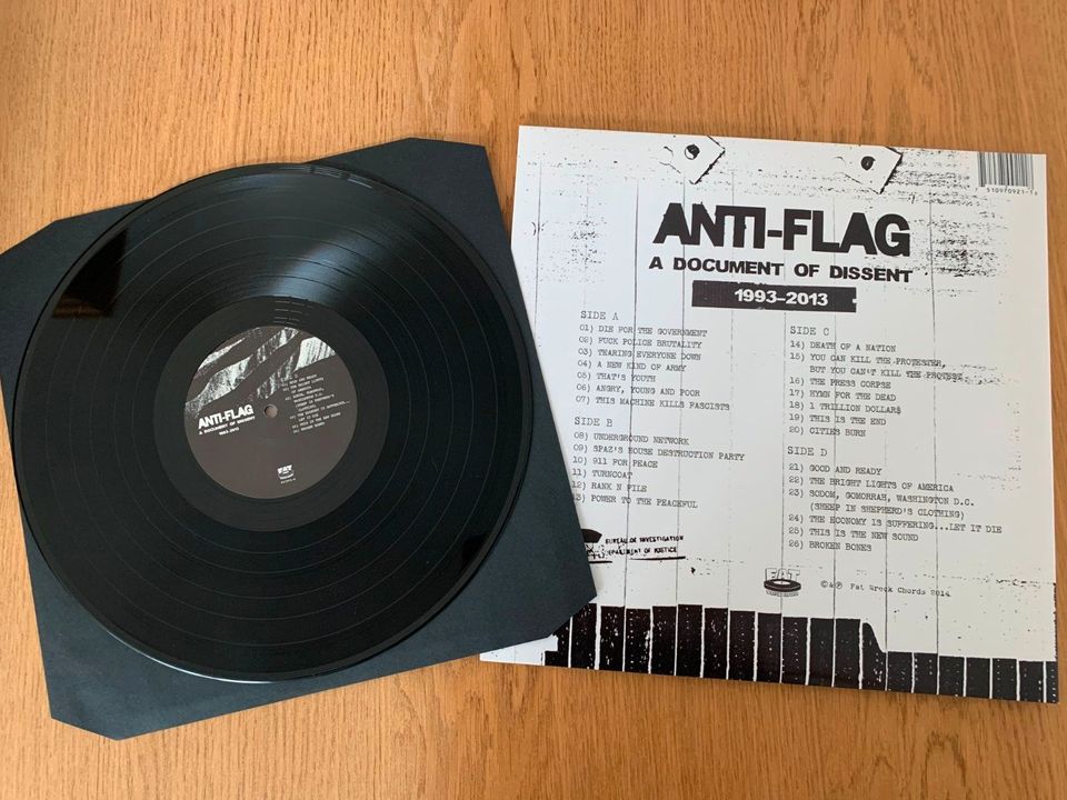 Anti-Flag - A Document Of Dissent LP VG+ (Pennywise, NoFx) in Nußloch