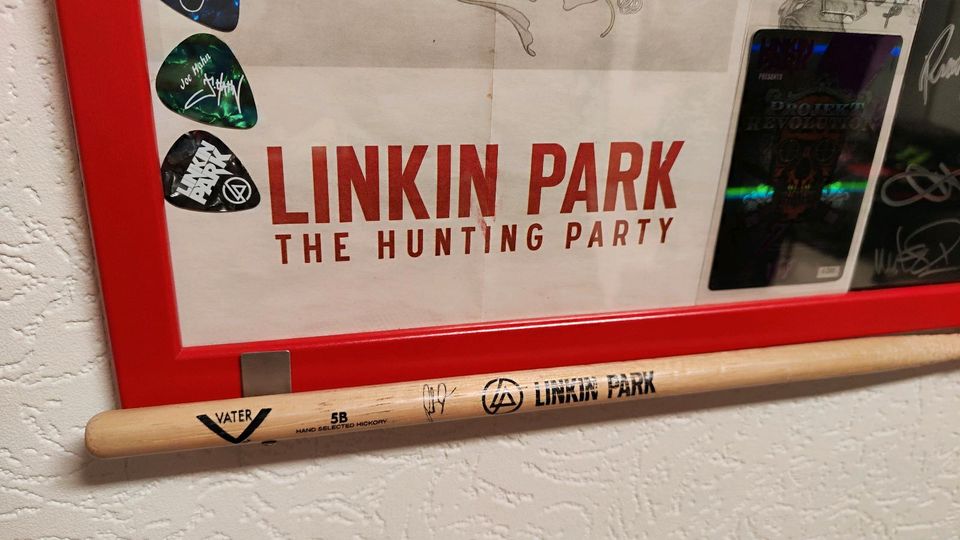 Linkin Park Drumsticks + Autogramme+ Extras in Wadern