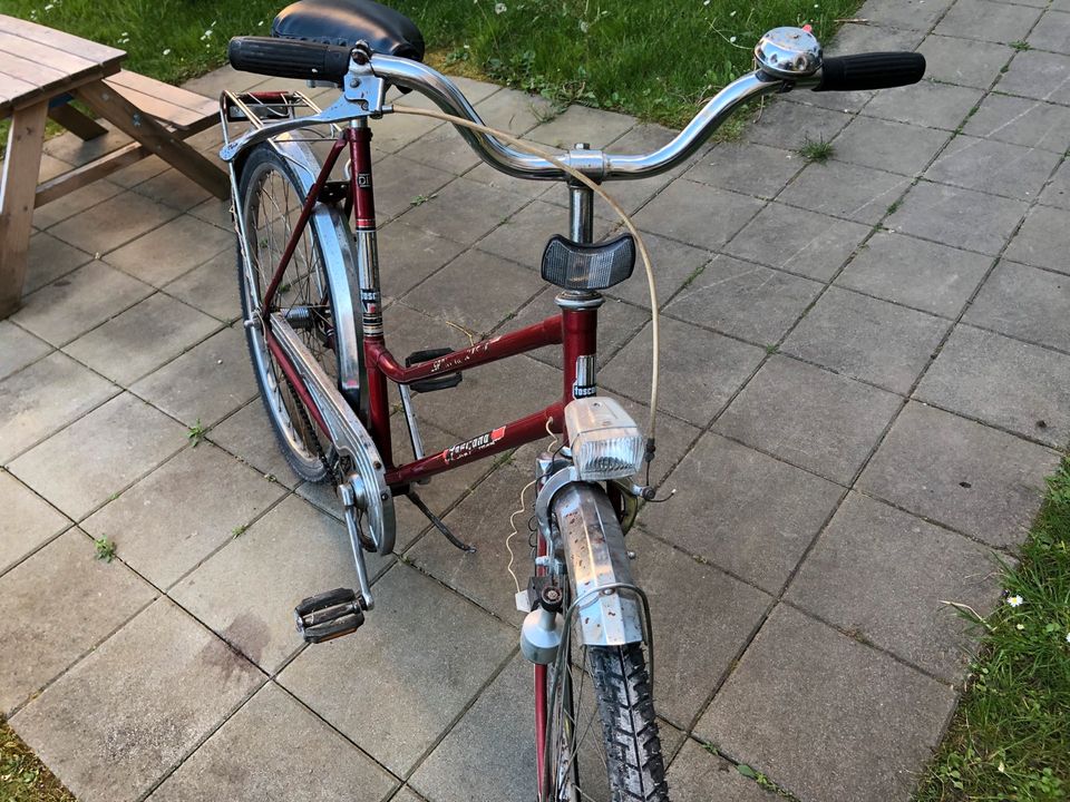 70er Jahre Fahrrad in Leipzig