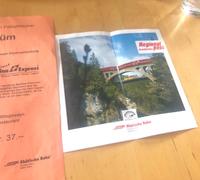 Eisenbahnsammler Prospekt Rhätische Bahn Schweiz 1995 zu v Stuttgart - Weilimdorf Vorschau