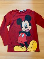 Micky Maus Langarmshirt Gr. 116/122 H&M Disney Nordrhein-Westfalen - Schlangen Vorschau