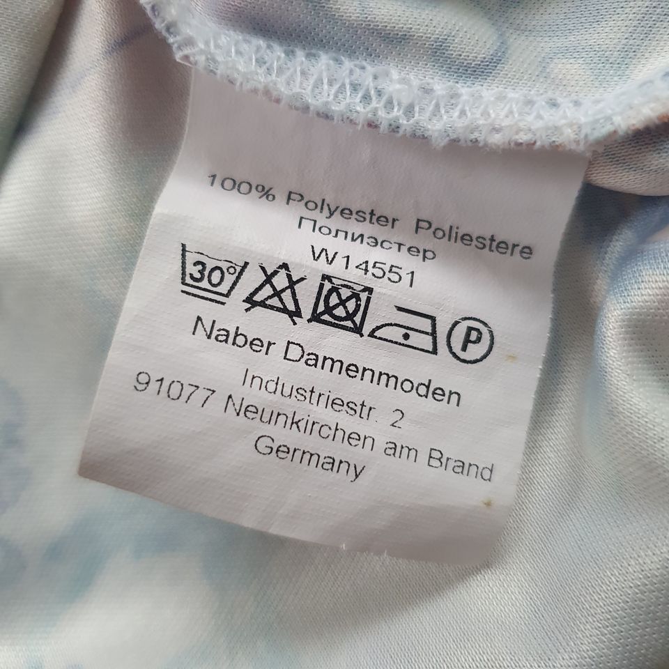 NEU Shirt Arm Shirt ärmellos 44 XL T-Shirt Damen Oberteil Blumen in Niederkrüchten