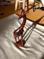 Giraffe aus Holz - Original afrikanisches Schmuckstück Hessen - Erbach Vorschau