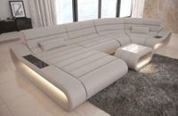 Leder Sofa Couch Wohnlandschaft Concept mit LED Beleuchtung Berlin - Treptow Vorschau