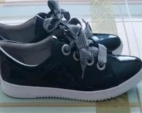 Da.-Sneaker  "Jana relax" Gr. 44 - 9 1/2 - Lackleder schwarz Dresden - Innere Altstadt Vorschau