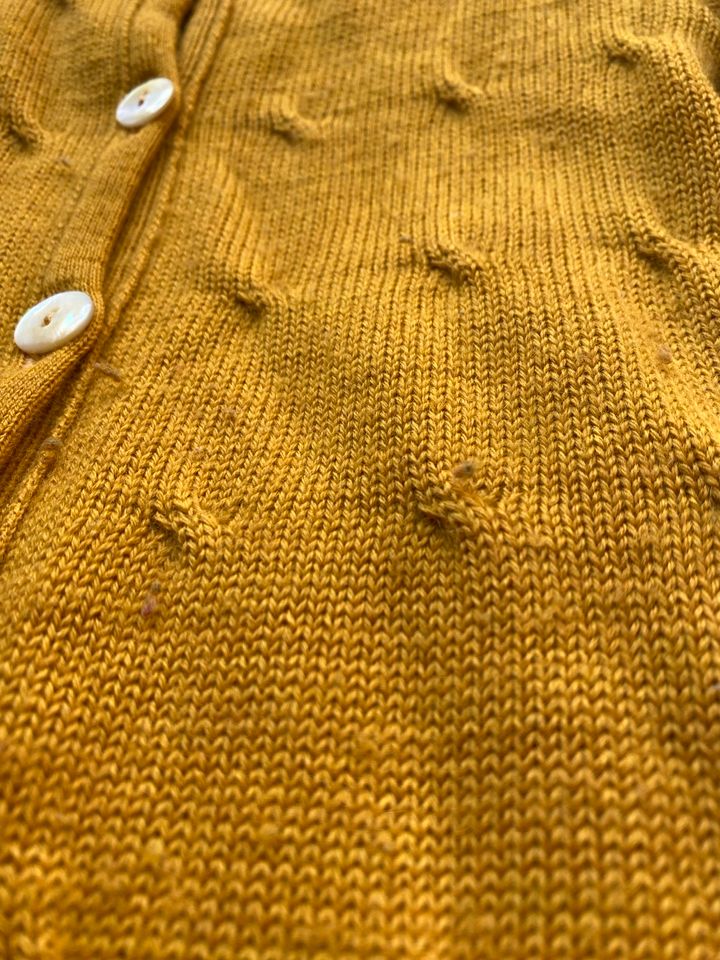 Reiff Overall Anzug Einteiler Wolle 86 92 gelb Curry Strampler in Bad Blankenburg