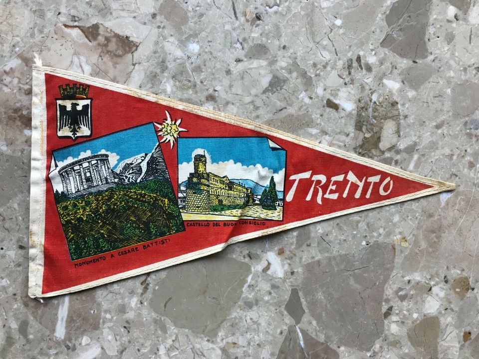 Trient Wimpel Trento Italien Souvenir Oldtimer Lambretta LI J 50 in Duisburg