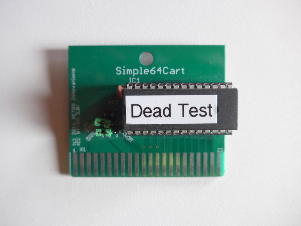 Commodore C64 Modul Cartridge DeadTest in Gießen