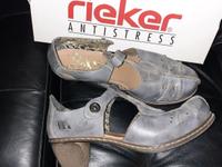 RIEKER AntiStress  Damen Sandale  Schuh  graublau  Gr.40 Nordrhein-Westfalen - Waldfeucht Vorschau