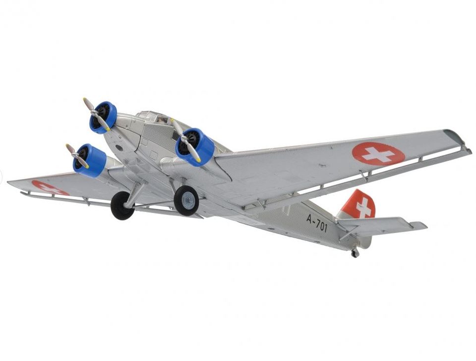 Schuco 403551901 - Junkers Ju 52/3m - Schweizer Luftwaffe. 1:72 in Steinheim