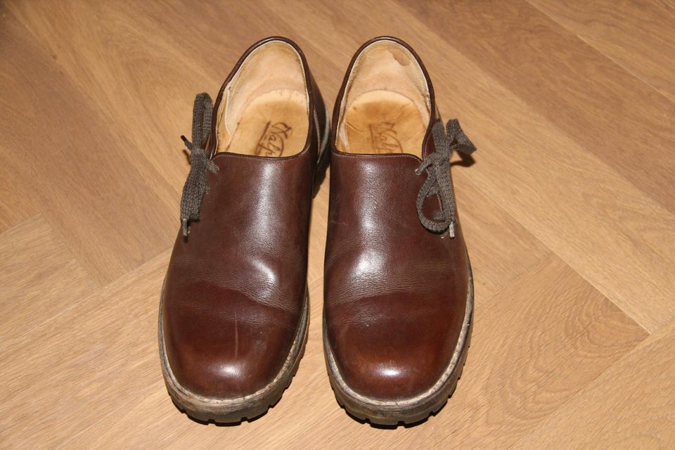 Haferlschuhe echt Leder braun Gr. 46 Herren Schuhe Tracht in Weyarn