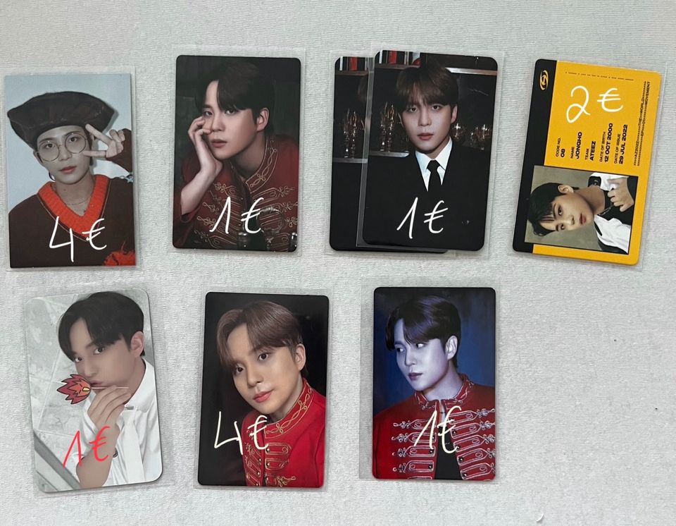 ateez photocard will fever outlaw movement platform and album in Meschede
