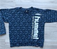 ❤️ Langarmshirt / dünner Pullover, HUMMEL, blau, Gr. 134 Baden-Württemberg - Bissingen an der Teck Vorschau