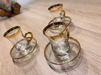 Teeservice, Tee Set mit Untertassen, Gold, robust Dresden - Pieschen Vorschau