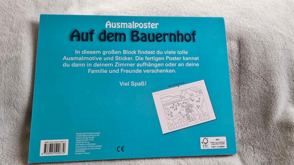 Ausmalposter -Auf dem Bauernhof- in Zornheim