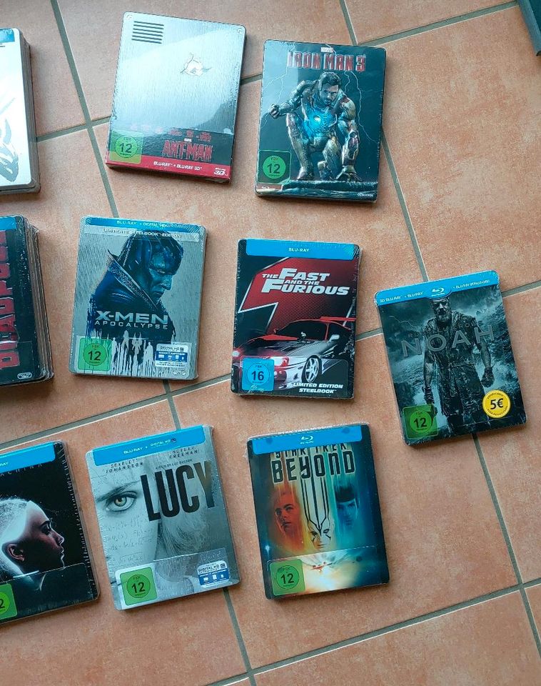 Steelbook Blue Ray Sammlung Marvel DC Star Wars Fast in Ranstadt