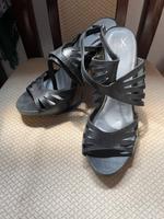 High Heels Sandalen Gr. 40 schwarz  by Bronx Blumenthal - Farge Vorschau