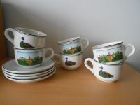 Teetassen mit Untertasse Villeroy & Boch, Design "Naif" Nordrhein-Westfalen - Krefeld Vorschau