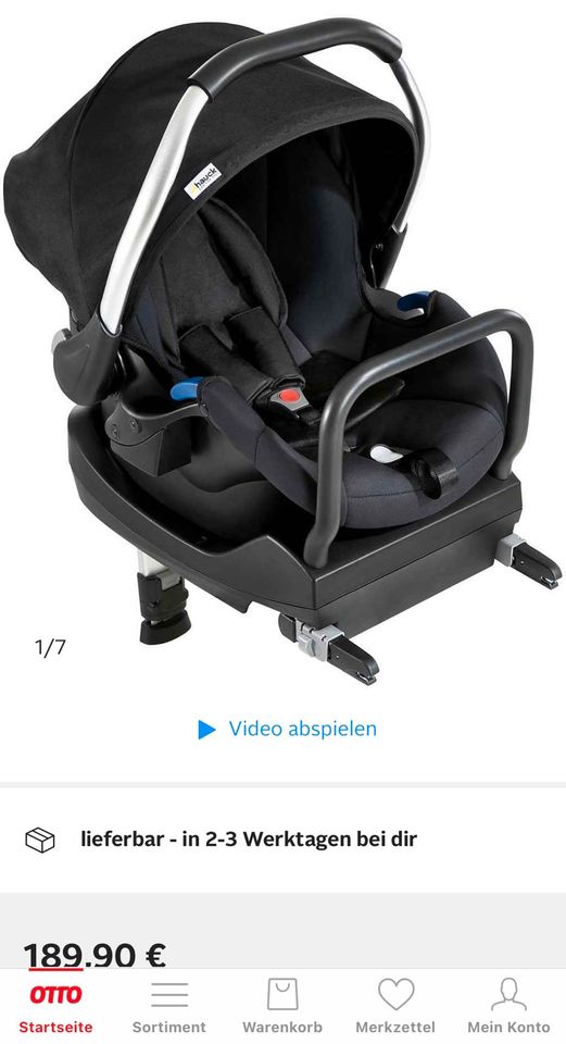 Hauck Babyschale mit Isofix Set in Goldenstedt