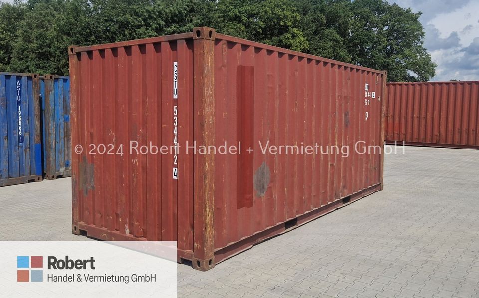 20 Fuß Lagercontainer, Seecontainer, Container, Baucontainer, Materialcontainer in Brilon