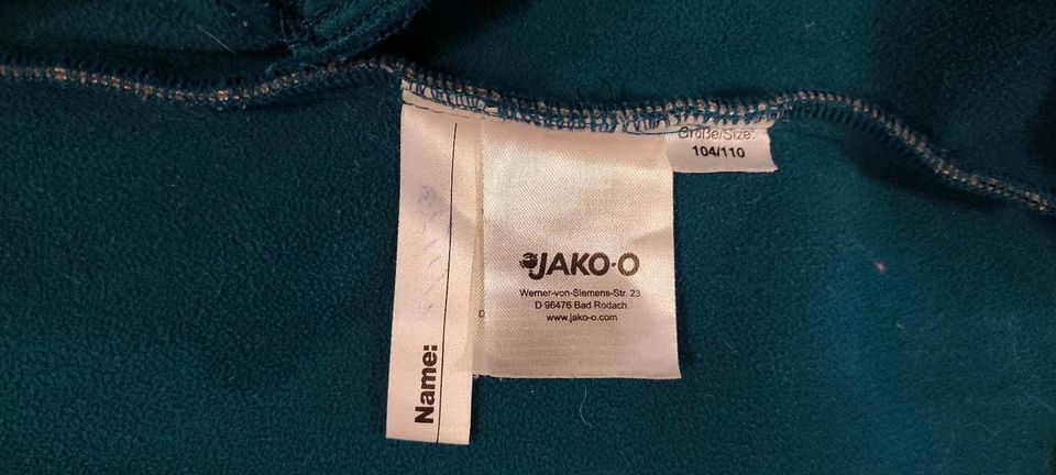 JAKO O Mantel Fleecejacke grau 104/110 in Weimar