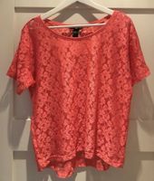 Semi transparentes Shirt von H&M in coral korallenrot Gr. M Nordrhein-Westfalen - Detmold Vorschau