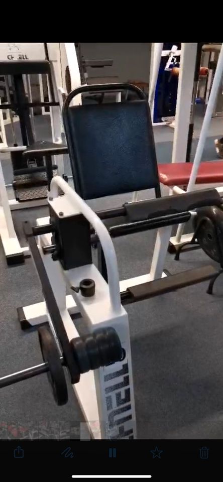 ✅Schnell Beinstrecker/Beuger Plate loaded No Gym80 Life fitness ✅ in Speyer