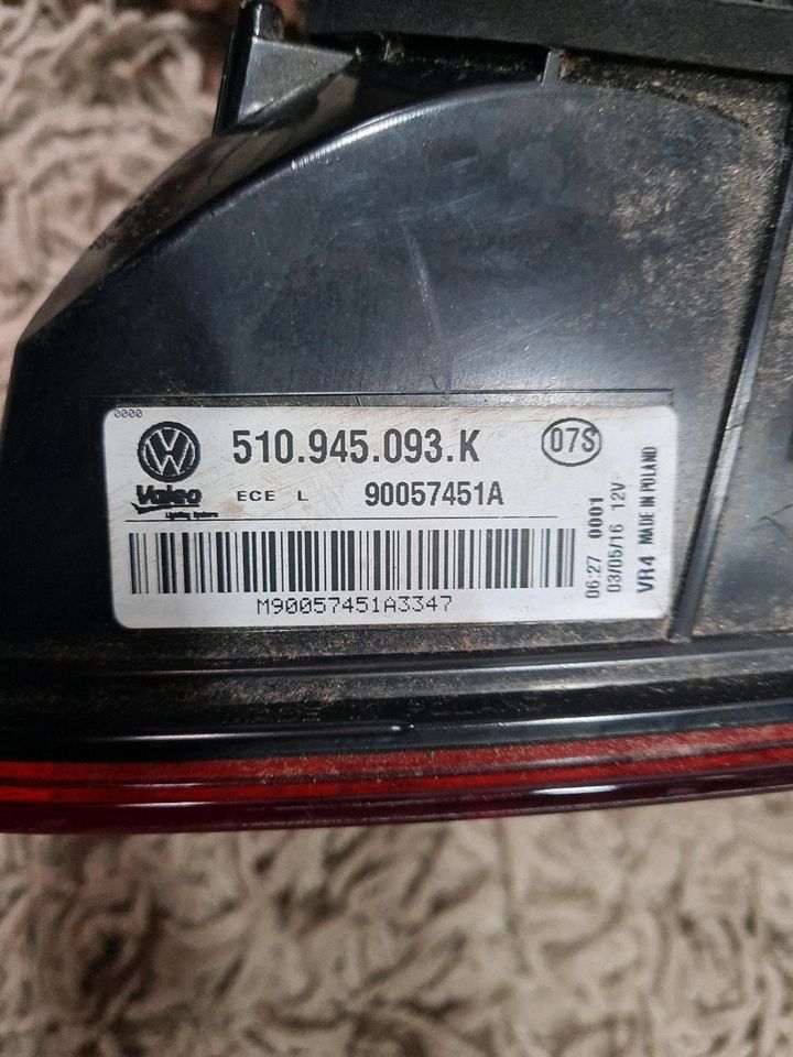 Original VW Golf Sportsvan Heckleuchte innen links 510945093K in Essen