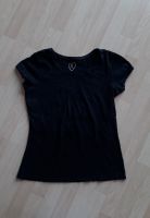 WIE NEU* schwarzes T-Shirt schwarz Damen Stretch Größe L XL 42 44 Bayern - Würzburg Vorschau