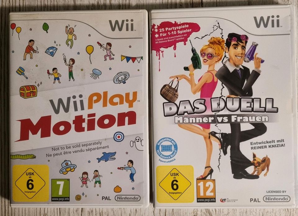 Wii Das Duell - Männer vs Frauen + Wii Play Motion in Erpel