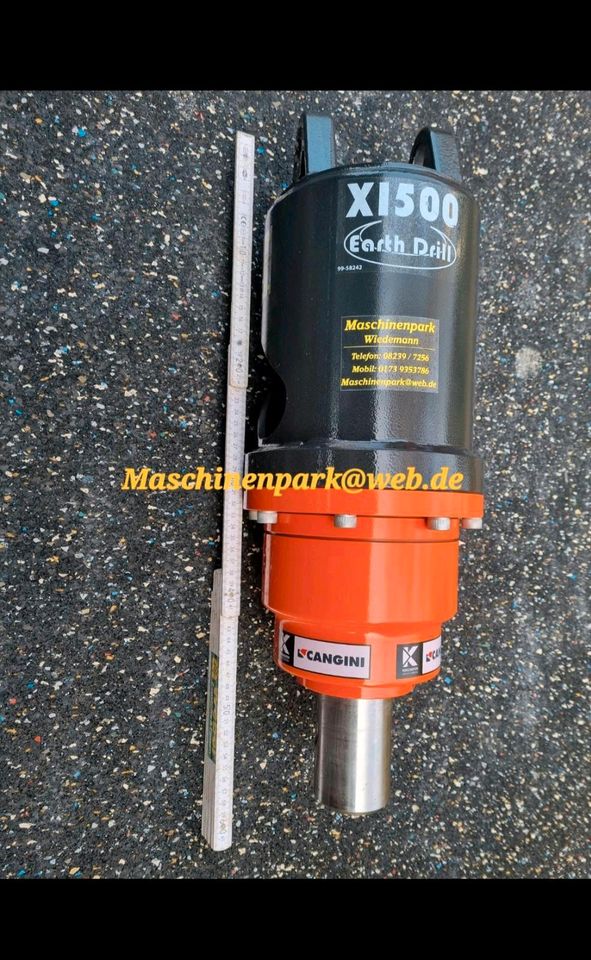 ✅️Bohrkopf - ATC X150 - Erdbohrer - Kegelspalter - Minibagger in Langenneufnach