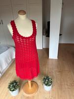 Stradivarius Strickkleid Häckelkleid Sommerkleid rot Gr.M neu Hessen - Borken Vorschau