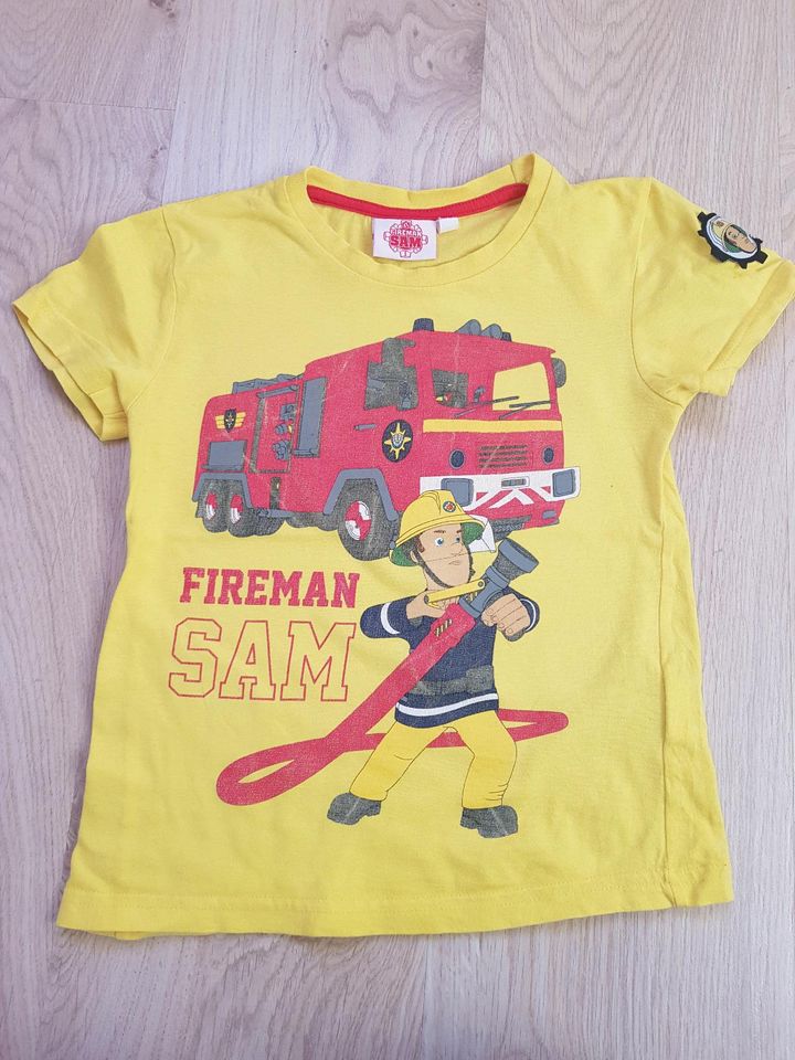 T-Shirt Feuerwehrmann Sam Gr.98/104 in Hermeskeil