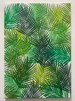 Acrylbild 70x50 cm Leinwandbild Palmen Blätter grün modern Kunst Niedersachsen - Winsen (Luhe) Vorschau