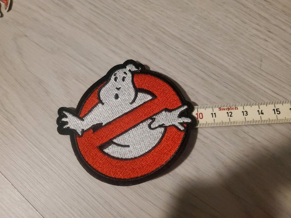 Ghostbusters Patches zum Aufbügeln Logo Film 2 neu Patch Cosplay in Stein