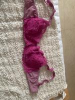 BH Spitze pink 75B unterlegt mit Baumwolle Balconette Style Bayern - Kelheim Vorschau