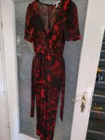 H&M Jumpsuit Größe 36 rot schwarz Vintage Thüringen - Großbreitenbach Vorschau