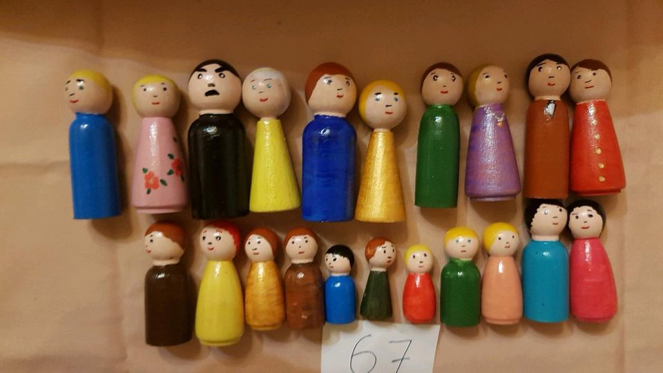 Süsse Aufstellungsfiguren für das systemische Familienbrett in Barth