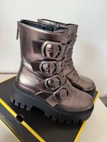 Buffalo Boots mit Schnallen in metallic braun Bayern - Rosenheim Vorschau
