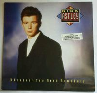 95. "LP" von "RICK ASTLEY"  "WHENEVER YOU NEED SOMEBODY" Rheinland-Pfalz - Langenfeld Eifel Vorschau